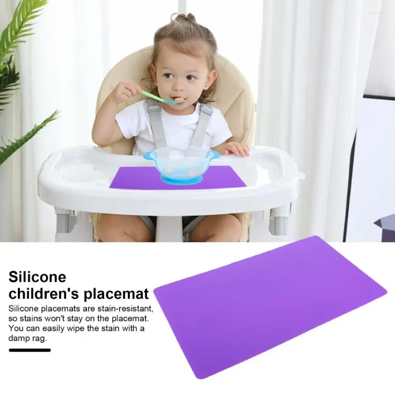Kids Silicone Placemat, KVK Baby Placemats For Kids Toddler Children