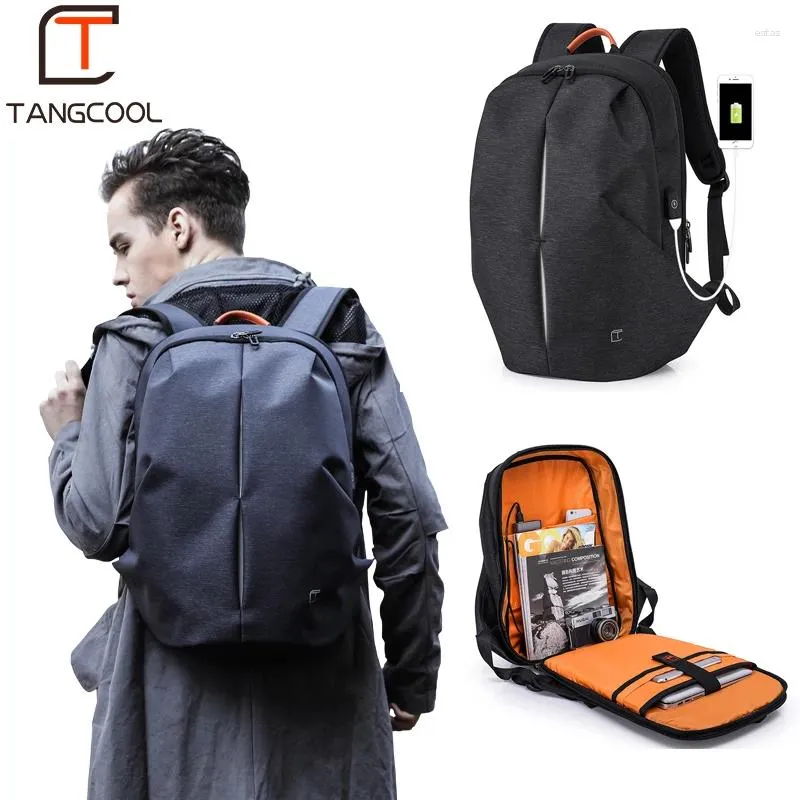 Multifunctional USB Charging Backpack 17-inch Laptop Backpack