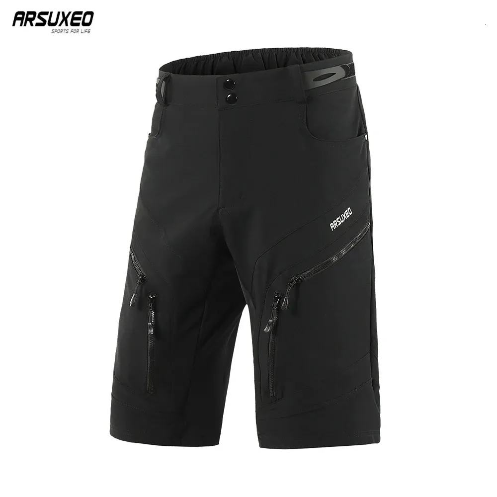 DHgate ARSUXEO Mens Reflective Breathable Cycling Shorts Quick Dry MTB Bike Shorts for Outdoor Sports Sports Outdoors