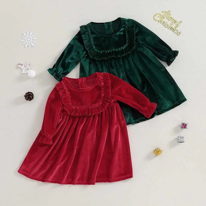 white christmas dresses Girls Blue Christmas Dress in Velvet – Strawberry Jam Kids