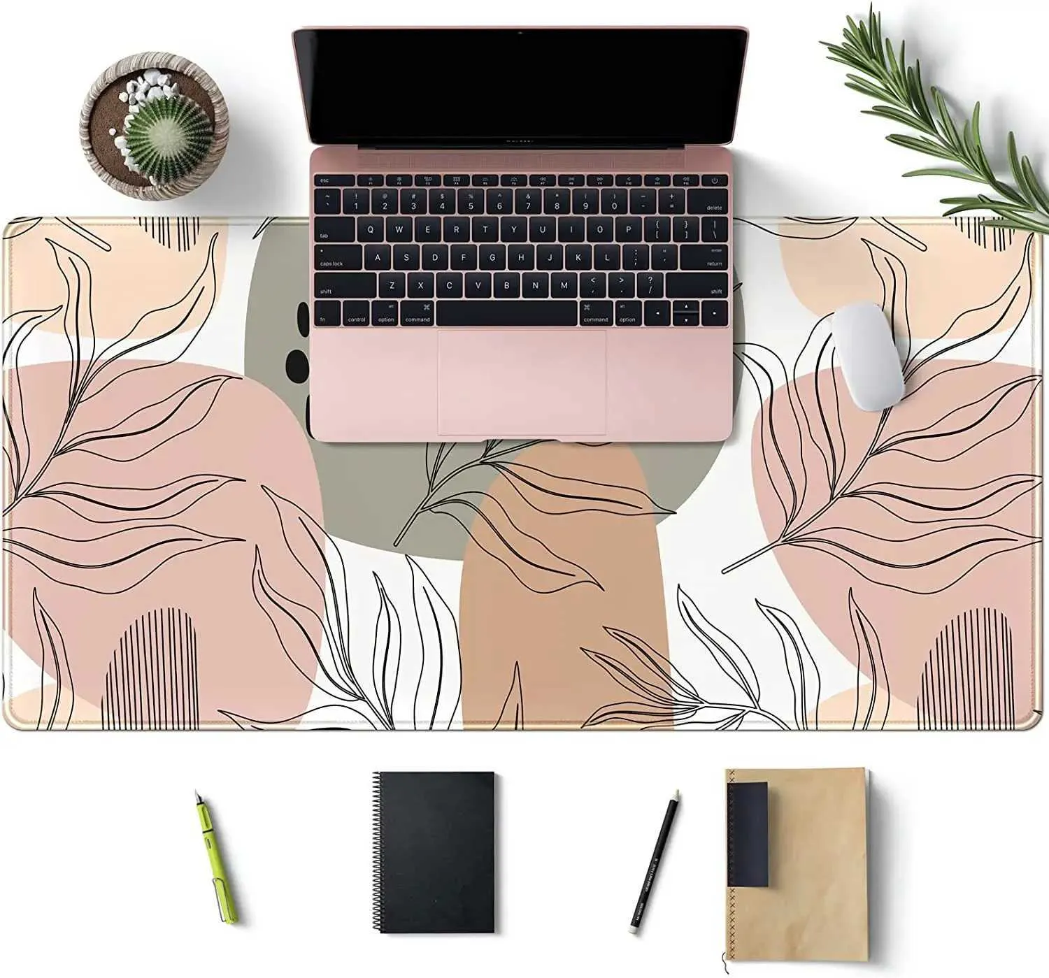 ALINA POLKADOTS Mouse Pad Spotty Mouse Mat For Office And Gaming, Cute Mouse Mat, Dot Mouse Pad