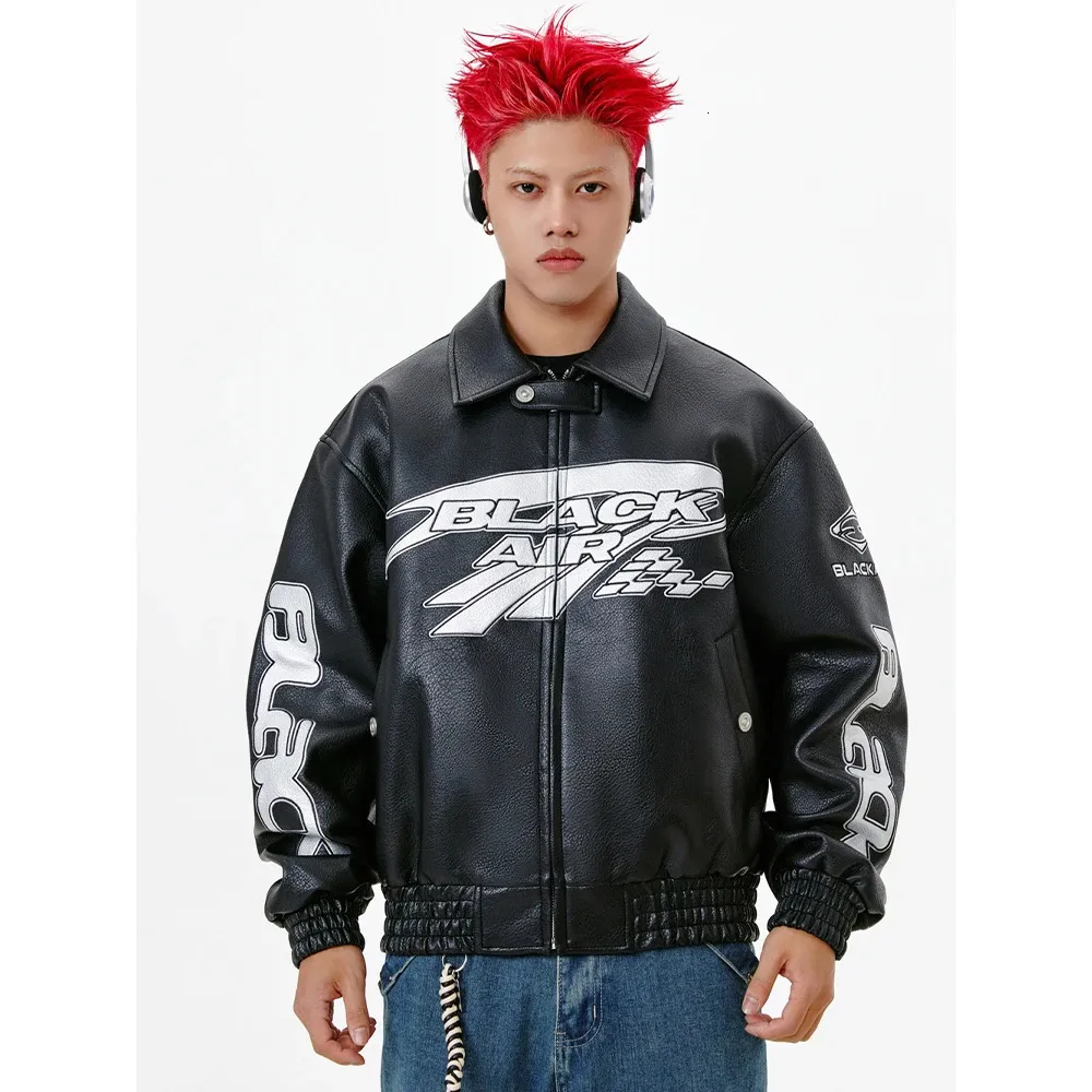 BLACKAIR Racing Best Biker Jackets With Embroidery Hip Hop