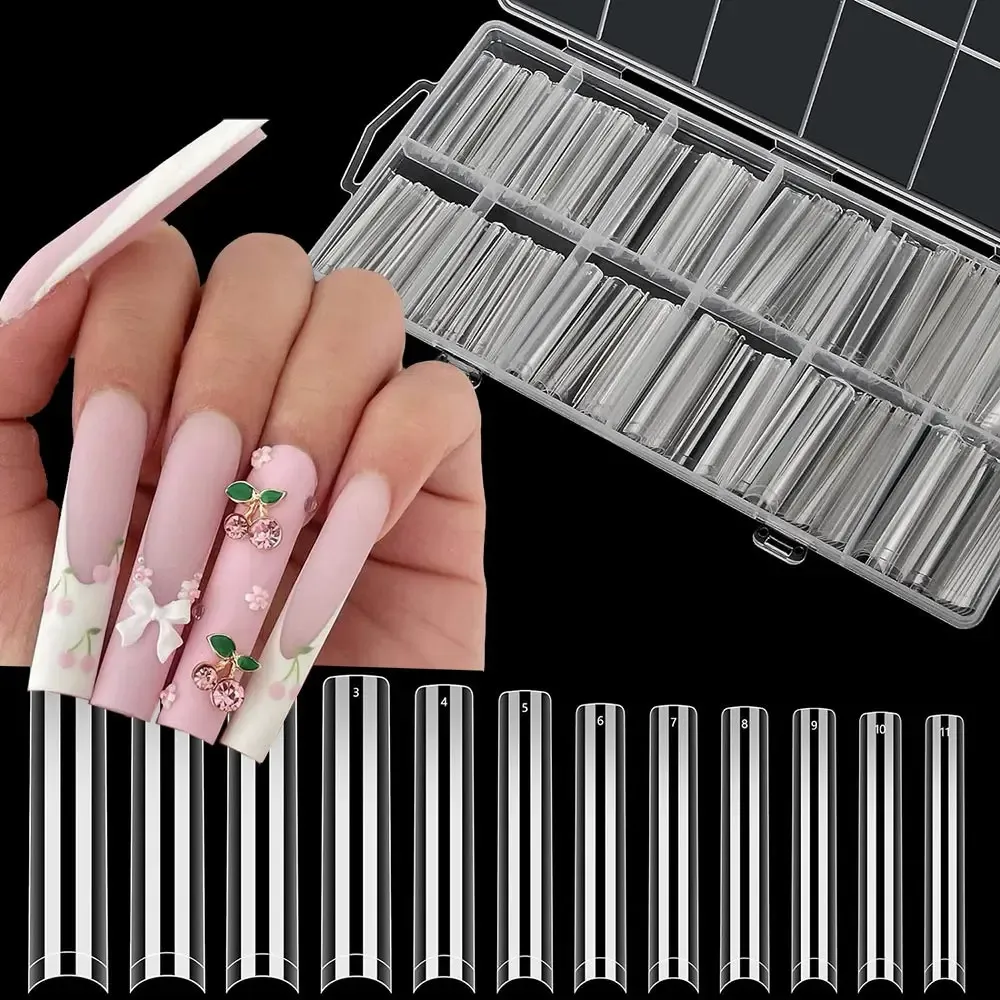 3XL Super Long Transparent Square Nail Tips ... From Longda009, $14.01 ...