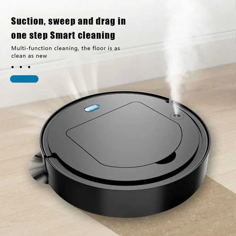 2-in-1 Mini Robot Vacuum Cleaner & Humidifier - Smart Floor Cleaning ...