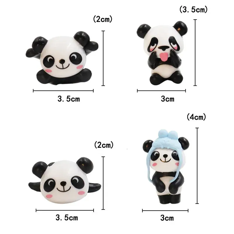Cute Panda Accessories Interior Funny Toys Car Decoration