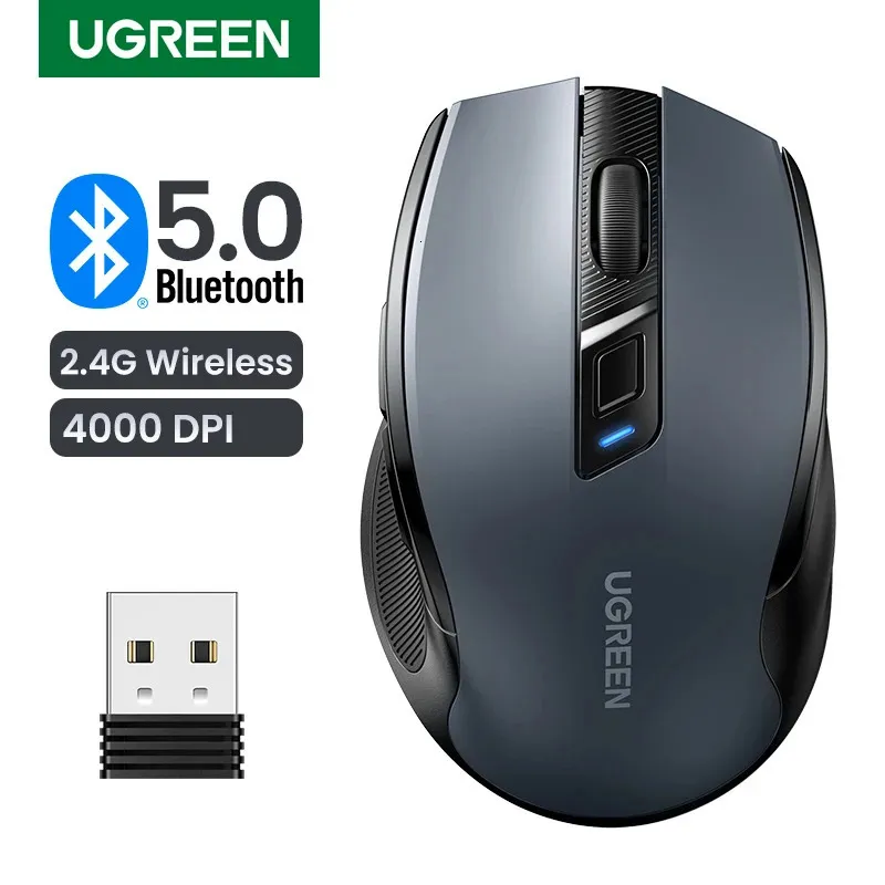 UGREEN Wireless Bluetooth Redgear Mouse Ergonomic 4000DPI Redgear Mouse ...