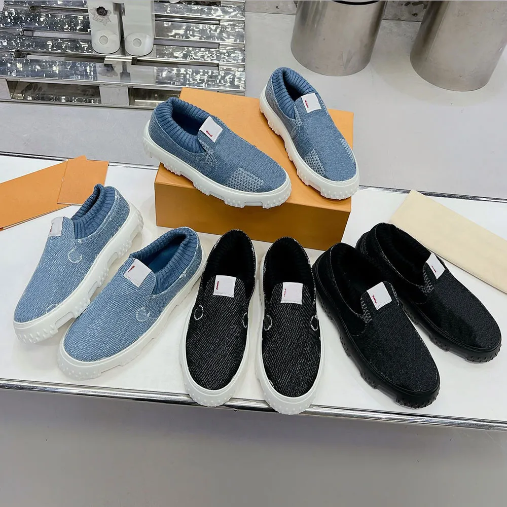 Wholesale Denim Loafers Mens: Slip Resistant Denim Slip On  display picture 3