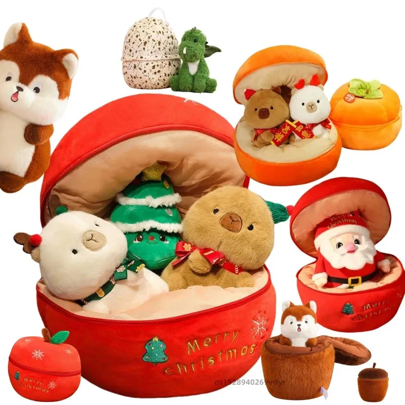 Produktbild von Capybara Plüsch,Weiche Weihnachts Heimdekoration | Tier Plüschtiere