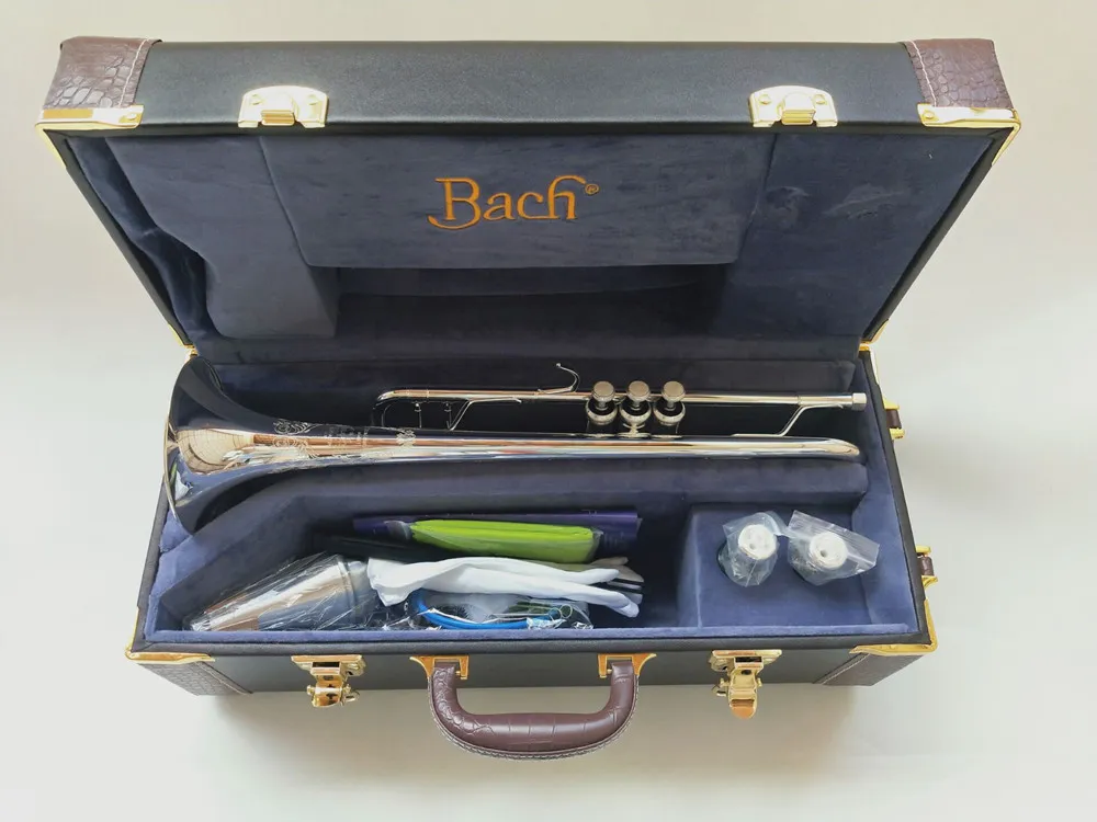 DHgate.com:24Pro Silver-Plated B Flat Trumpet Musical Instrument Kit ...