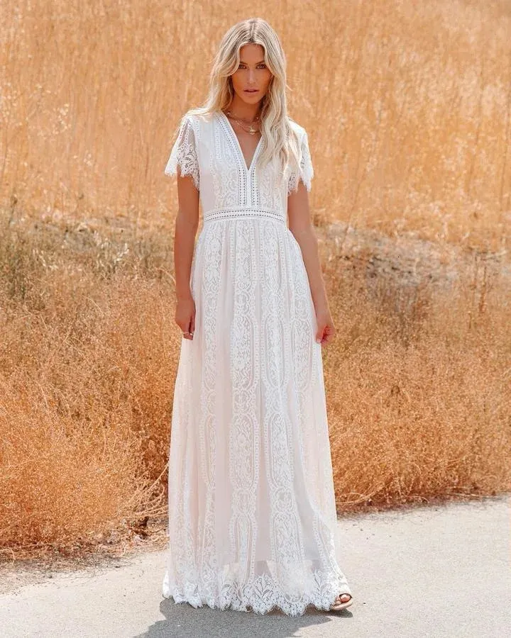 Maternity Summer Dress Women White Lace V Neck Casual Short Sleeve Maxi  Pregnancy Dress from Dhgate Maternity Dresses - price 58.56