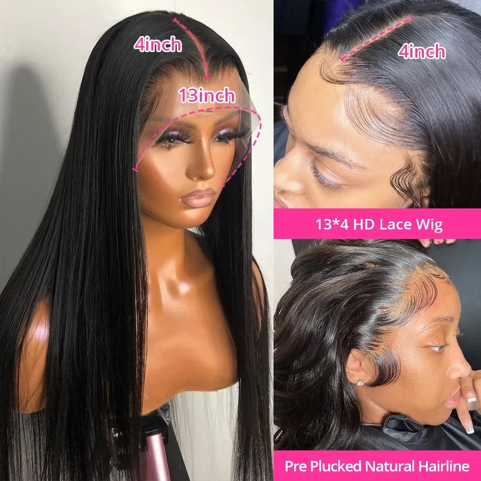 30 Inch Lace Frontal Wig Human Hair - 360 Lace Wig, Pre  display picture 2