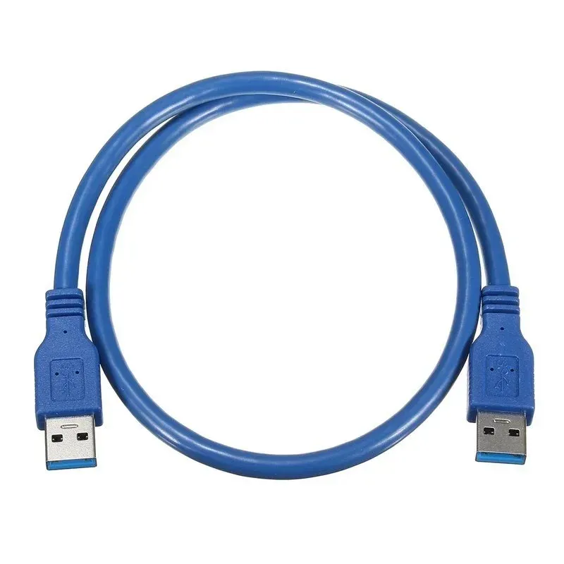 USB 3.0 Datum Cable Male To Male Cable High Speed Data Connector 0.6M Data Transfer for Hard Disk Car MP3 Digital Camera