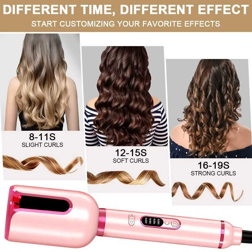 Long Hair Curls From Different Sized Curling Irons Long Hair Best