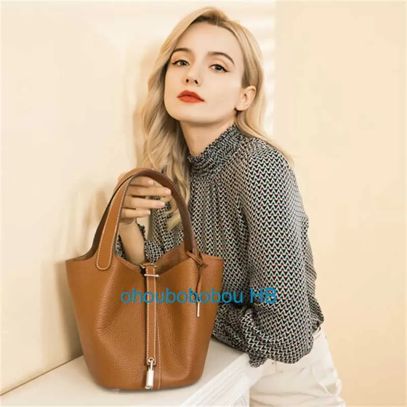 Bucket Bag for Women Mini Soft Genuine Leather Handheld with  display picture 3