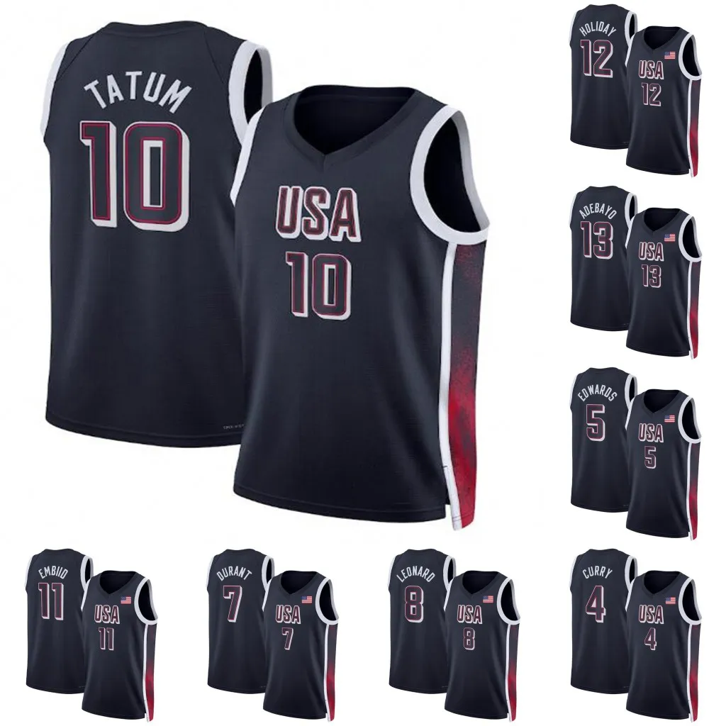 Maglie Da Basket Del Team USA #6 LeBron J A M E S Durant Stephen