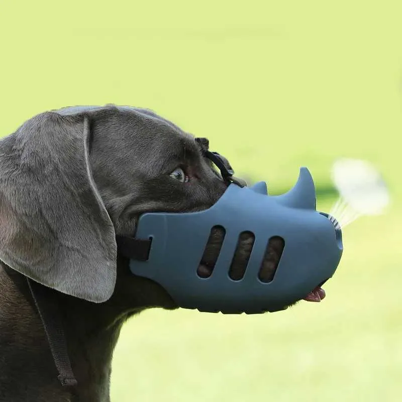 Silicone Dog Muzzle: Anti-Biting, Breathable Allows