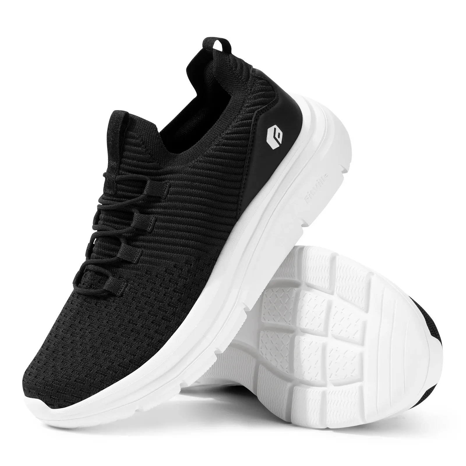 FitVille Men Wide Walking Shoes Casual Comfortable Dress...