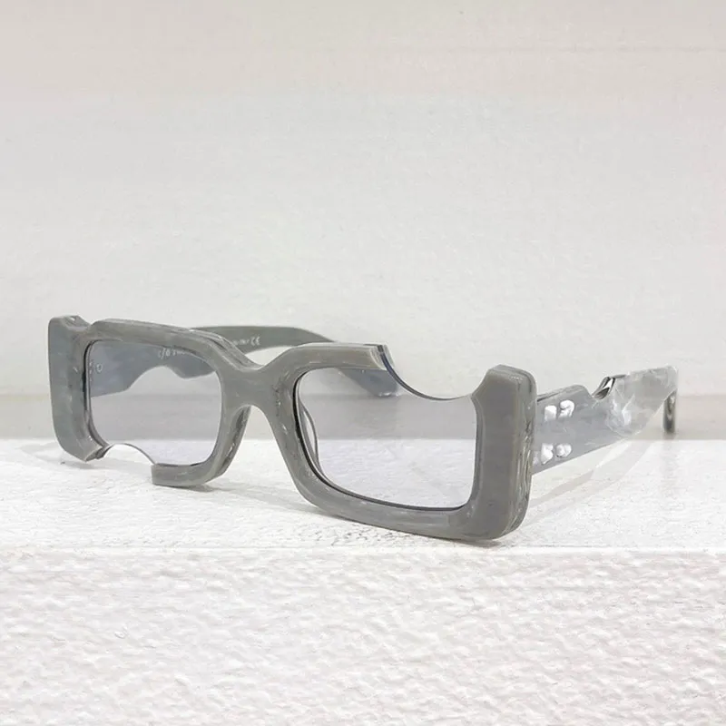 OW40006U Hip Hop Square Sunglasses UV400 Protection Acetate  display picture 1