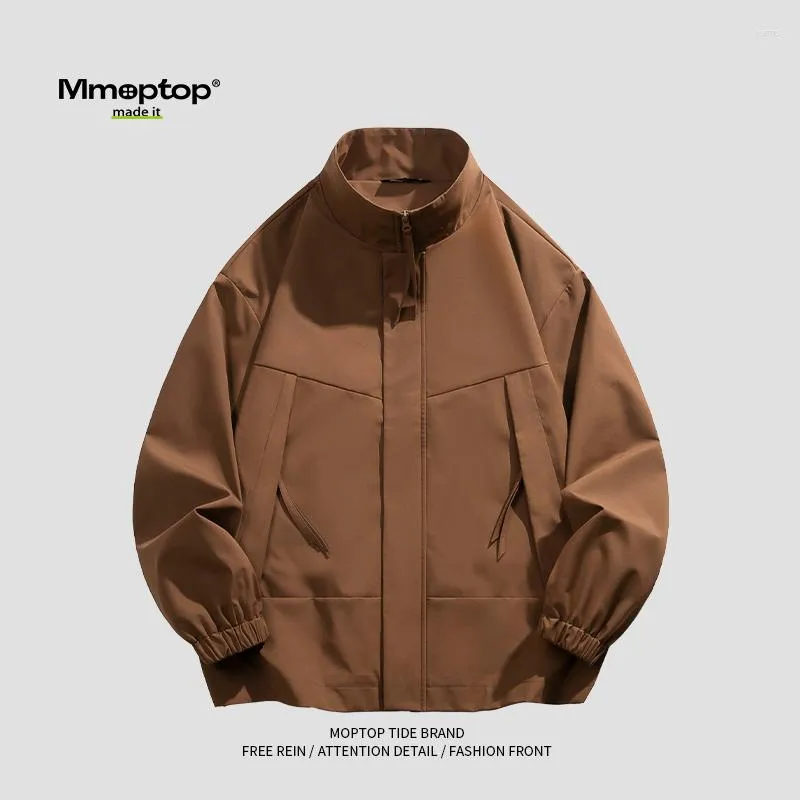 ジャケット・アウター namacheko 24ss fyris stand collar jacket Minimalist Stand Collar Jacket: Trending Mens Spring Cargo