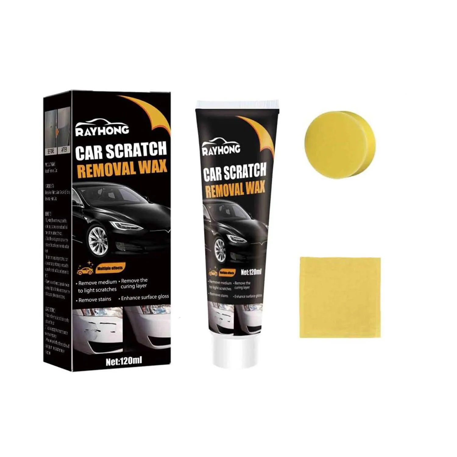 Efface Rayure Voiture, 2024 Nouveau modèle Crème de réparation de rayures de voiture, Efface Rayure Voiture Noire Polish (1 PCS) - Auto Efface Rayure Voiture, 2024 Nouveau modèle Crème de réparation de rayures de voiture, Efface Rayure Voiture Noire Polish (1 PCS) - Auto