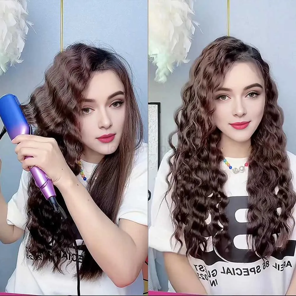 Beach Waves Curling Iron Styles For Long Hair TYMO ROVY Deep Waver