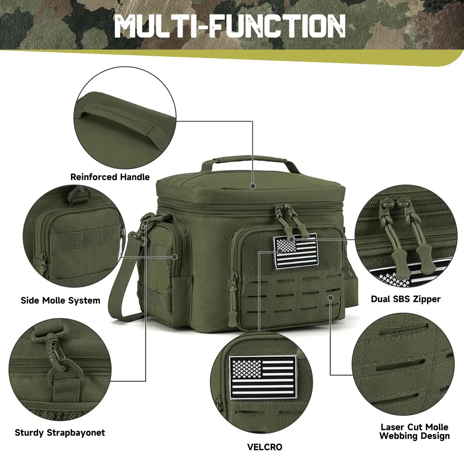 Molle lunch bag sale