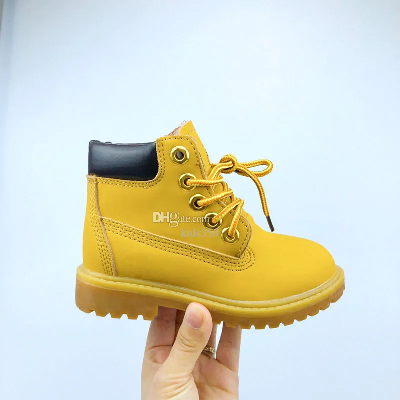 Kids Leather Ankle Boots: Stylish Toddler Trainers, Durable