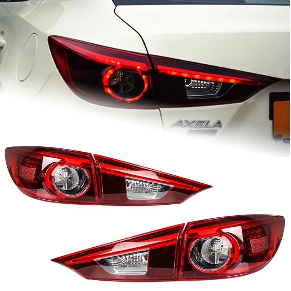 Jpautowholesale Passenger Side Tail Light Assembly For 2014-2018 Mazda 3 Sedan – Direct Fit With Bulbs