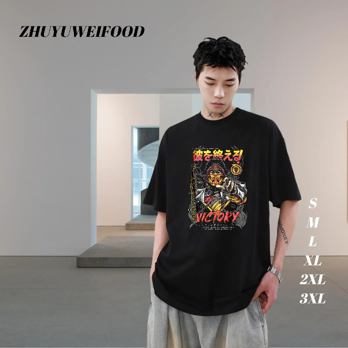 Camisetas Personalizadas Camisetas Xl Camiseta Impresa Personalizada Para  Hombres: Talla Grande, Manga