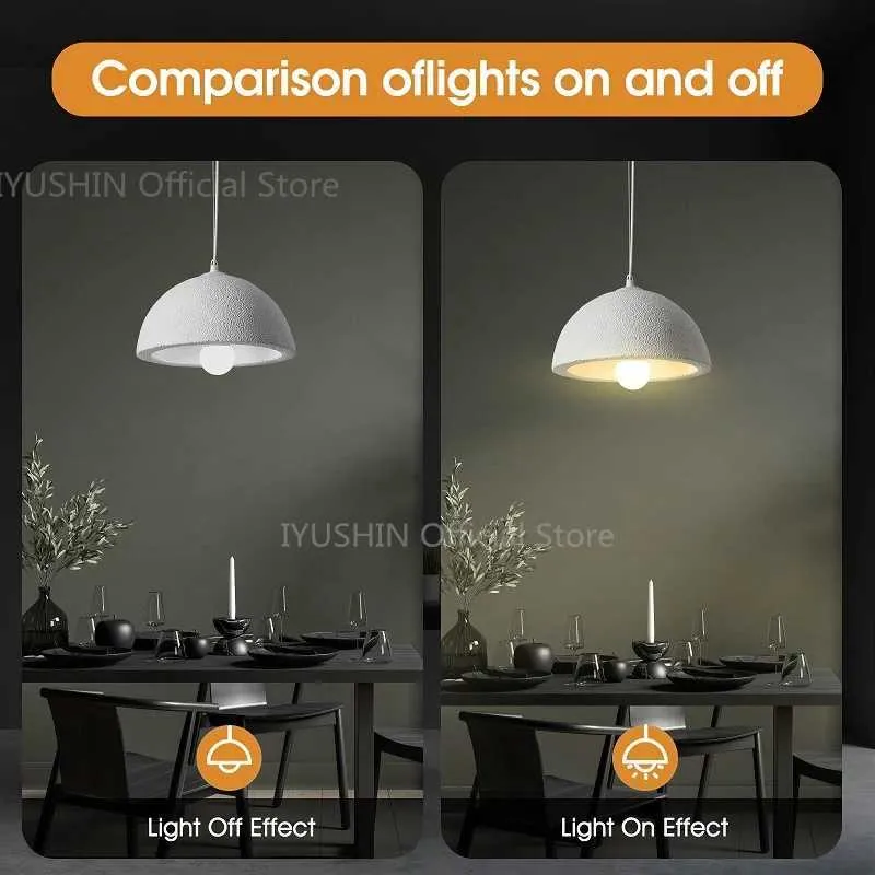 DHgate.com:Wabi-Sabi Nordic Pendant Lamp with E27 LED