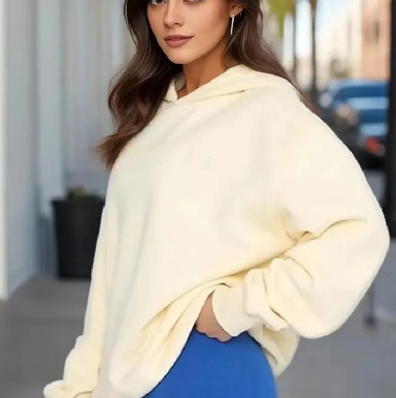 Felpa con cappuccio da donna 2 pullover Felpa sportiva a maniche lunghe Felpa con cappuccio firmata Pantaloni della tuta con stampa a sbuffo in bianco e nero_voghion.com