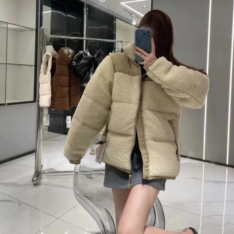 Mann Designer Fleecejacke Damen Shearg Oberbekleidung Mäntel Lammwolle Wintermantel Mantel Casual Plus Size XXL_voghion.com