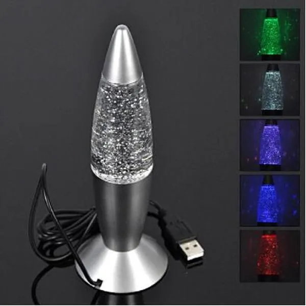 3D Rocket Lava Lamp Color Changing LED Glitter Night Light RGB Mood Light For Parties And Gifts Bedside Lamp For A Relaxing Atmosphere From Holawholesaler 4.78 DHgate.Com