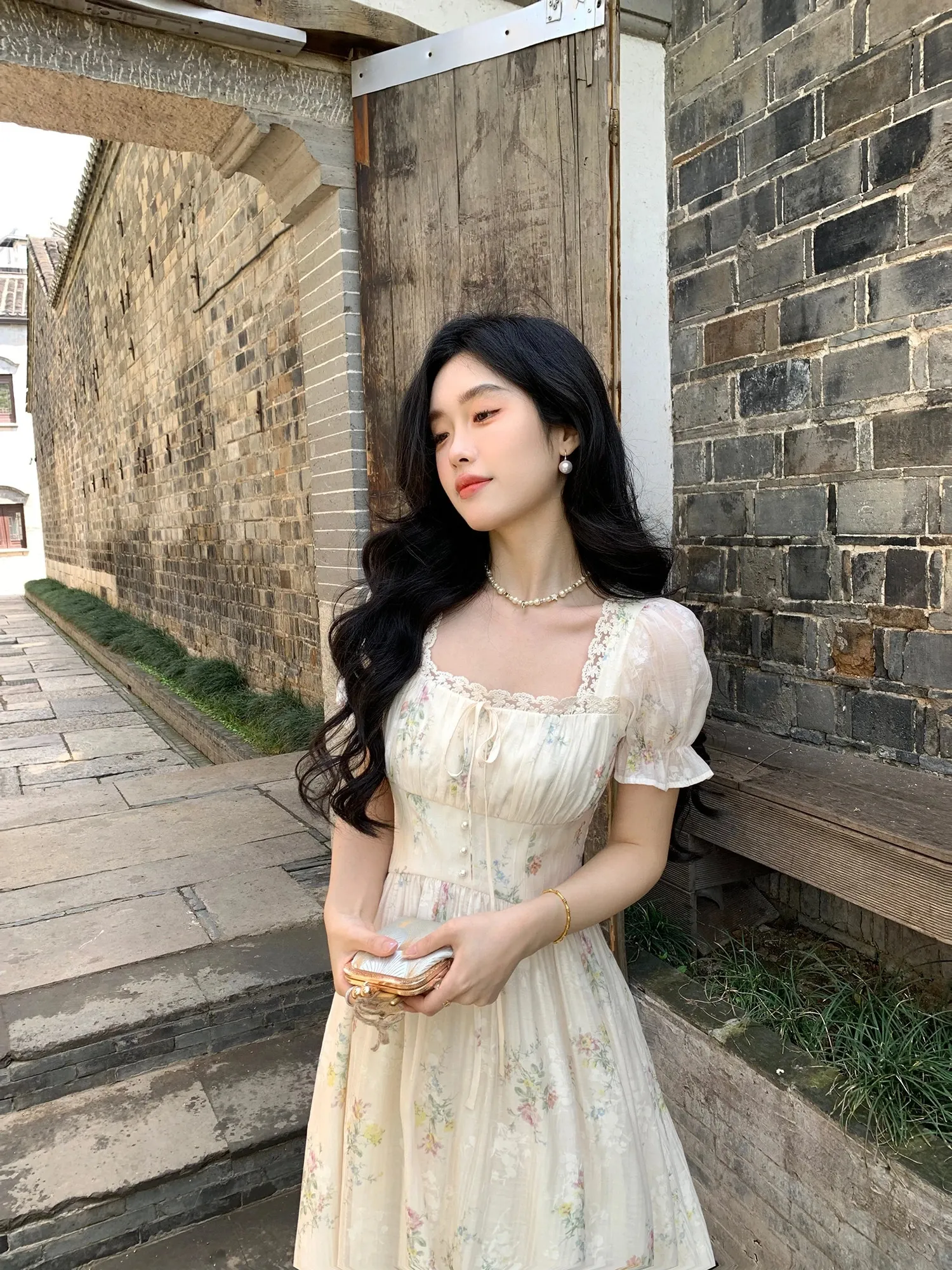 fairy dresses short Puff Sleeve Mini Dress,French Fairy Dress Homecoming Dress fg2747 –  formalgowns