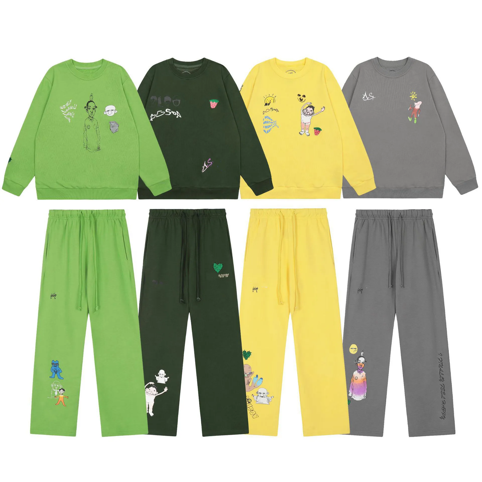 ASSC Erkek eşofman takımları sweatshirtler kadın tasarımcı erkek tişört kapşonlu sweatpantlar tracuit kapşonlu sweatsuit homme_voghion.com