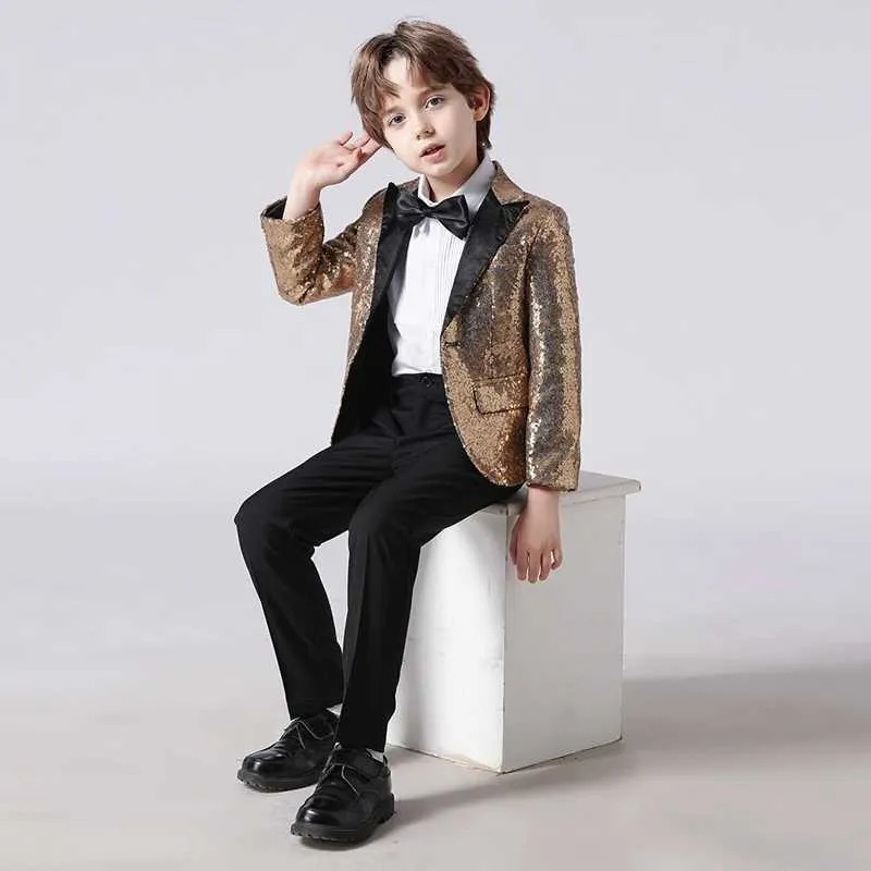Boys gold blazer new arrivals
