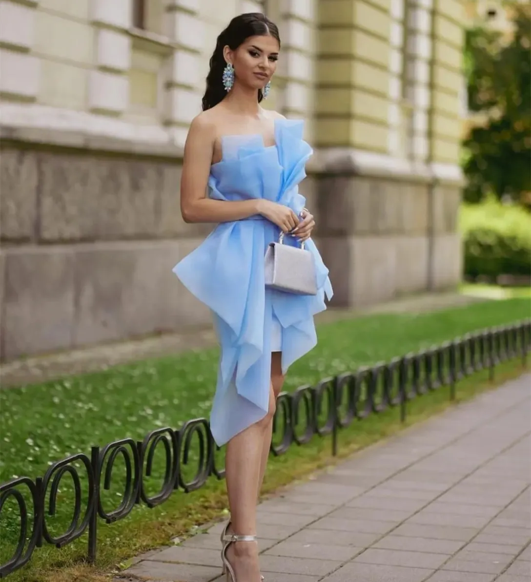 knee length modest dresses Modest Red Knee Length Formal Dress with Bow Size 26W / Other main image 0