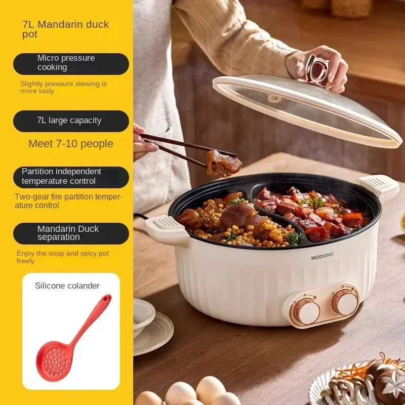 Amazon.com: YONGXIN Electric Hot Pot 30cm with Divider 304