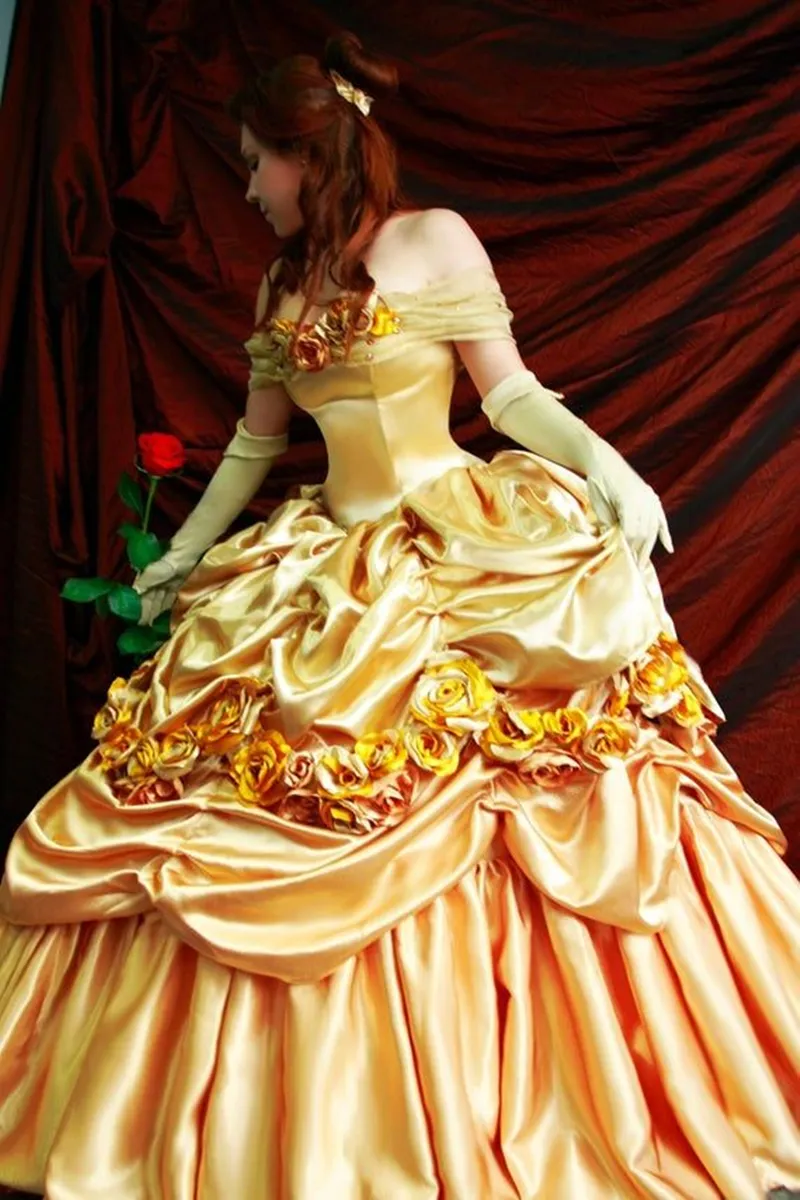 gold dress pick up Morelle
