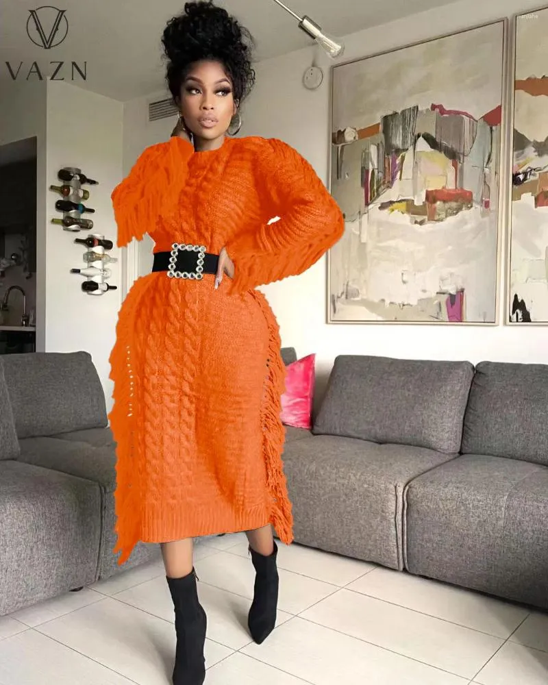 Elegant Sweater Dress: Autumn Winter Womens Long Pencil Dress - High Waist,  Round Neck, Full Sleeve, Solid Knit Overalls - Sweet & Chic from Dhgate  Basic & Casual Dresses - price 49.58