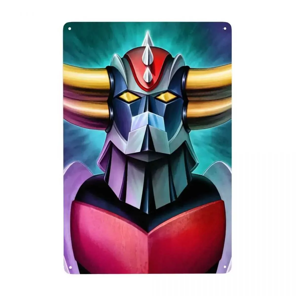 Poster Coton Vintage 1976 - Goldorak (Grendizer) - Affichage Manga Rétro