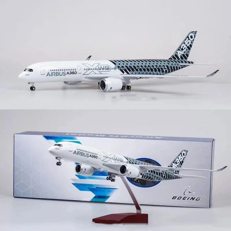 Airbus A350 Model Plane - 47cm 1/142 Scale Prototype Replica