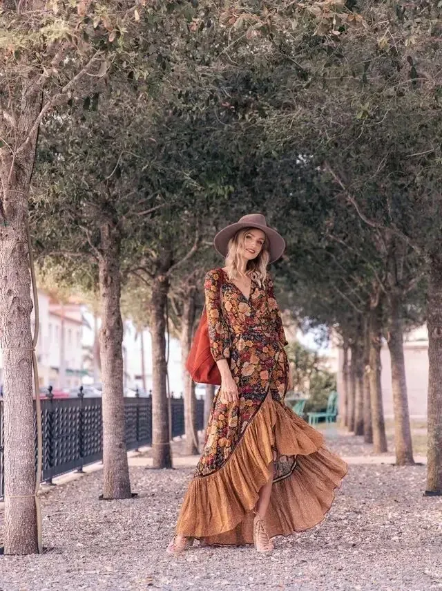 Printed Chiffon Floor-Length Maxi Dress for Women with Short Sleeves and  Pullover Closure from Dhgate Basic & Casual Dresses - price 45.36