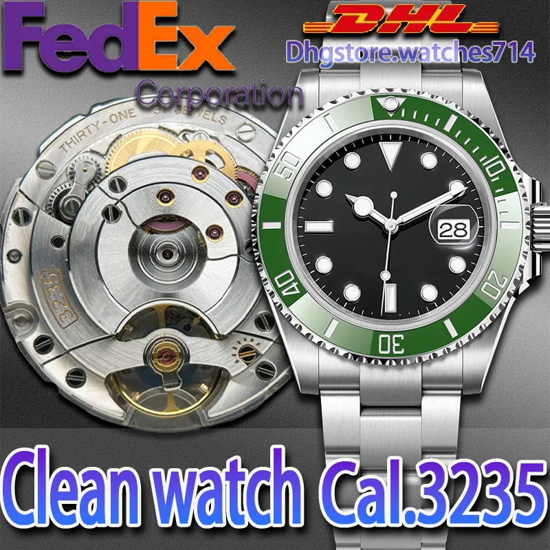 Men s Luxury Automatic Mechanical Watch with Sapphire Crystal Green Dial and Ceramic Bezel 2024 Edition