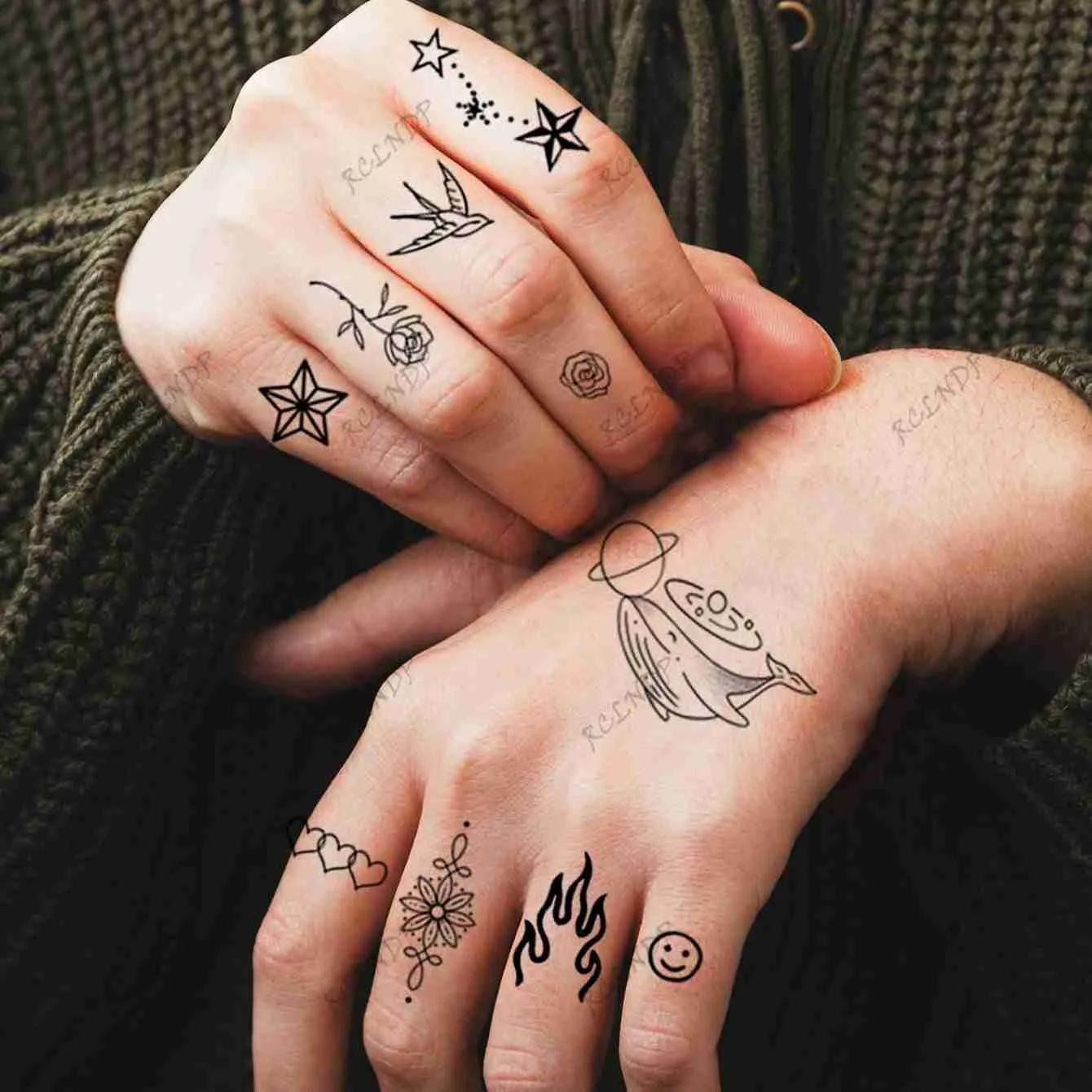 DHgate.com:Waterproof Temporary Tattoo Stickers 3D Butterfly