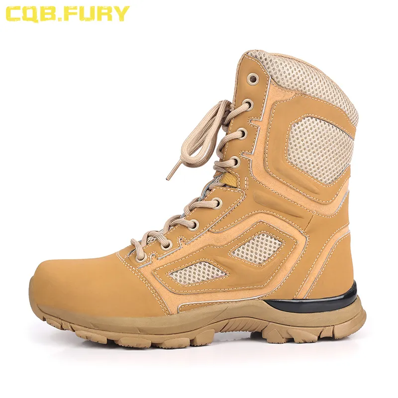 CQB.FURY Mens Military Leather Bates Raide Boots Breathable Desert Cow Suede Combat Boots With Zipper Ankle Length 38 46 From Shoes sellers 49.64 DHgate.Com