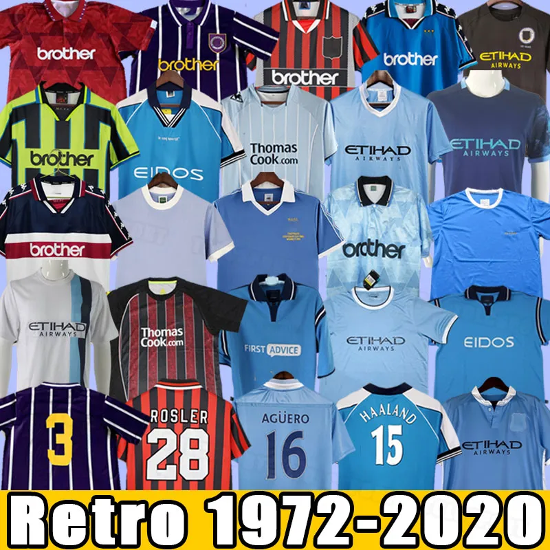 TOURE YAYA BALOTELLI Retro Soccer Jerseys 11 12 City Classic Football  Shirt: AGUERO DICKOV TEVEZ HAALAND GOATER KOMPANY