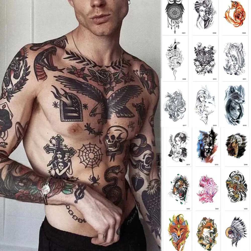 Tatouages Halloween Sombres, Autocollants Dart Corporel Temporaires Du Bras  Complet Serpent, Conceptions Daraignée Squelette Pour Les Filles Et Les  Garçons Cool Accessoires De Décoration De Bricolage 5 Feuilles Du 1,76 € |  DHgate, image size:1000x1000