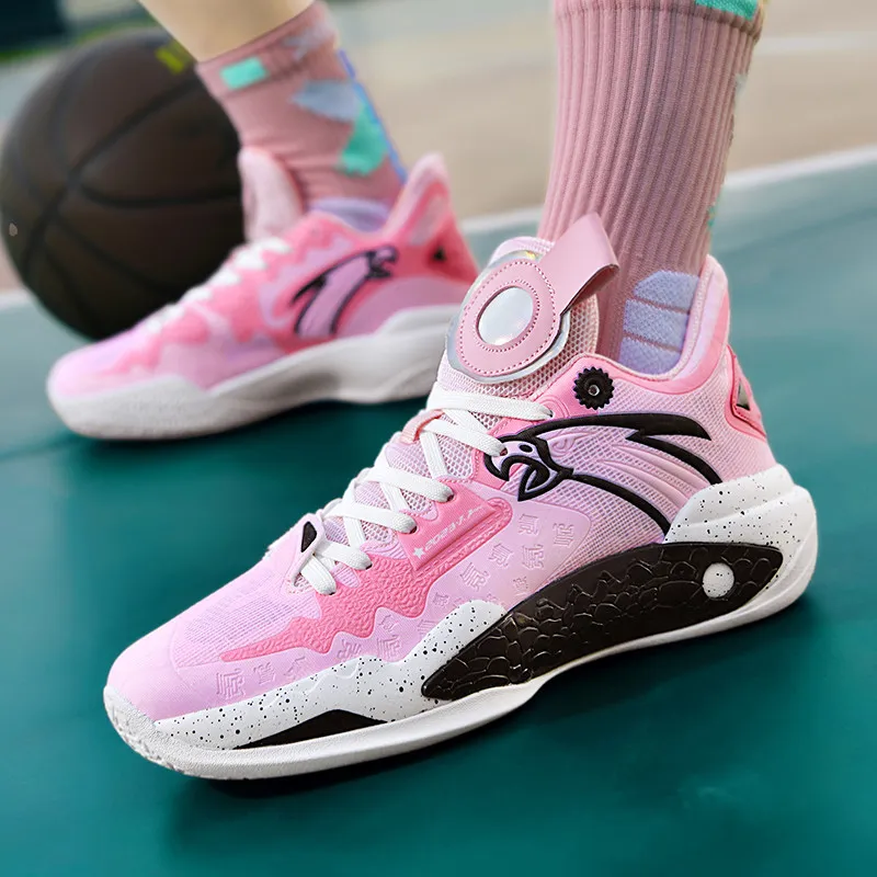 Pink basketball shoes 2019 online