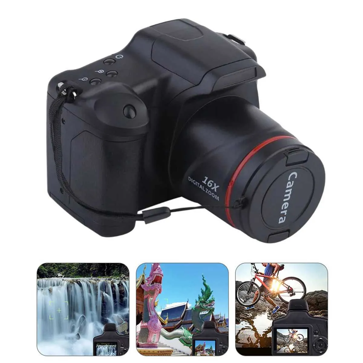 Microless Camera Mini 16X 4K Mirrorless Digital Mini Vlog Camera With Remote Photo And ...